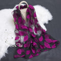 New Eugen Yarn Flower Cutting Autumn Scarf Long Style Soft Touch