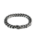 10/13mm Men Titanium Steel Retro Curb Cuban Link Bracelet Hip-hop Chain Bangle Jewelry Gift