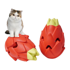Hot Sale Durable TPR Eco-Friendly Fashion Dog Chew Toys Leaky Food Balls with Fragrant for Aggressive Chewers