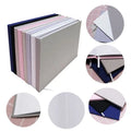 Custom Linen Wedding Guest Book A4 Landscape Foil Stamping Album Scrapbook Scrap Guest Book Guestbook Album Books