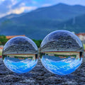 Spot 3mm -300mm Home Decor Pink Red Purple Yellow Blue Transparent Crystal Sphere Memory Glass Ball