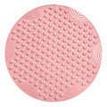 65x65CM Round Anti-Slip PVC Shower Mat with Strong Suction Cups Durable and Safe Bathtub Mat for Babies  Kids Family Bathroom