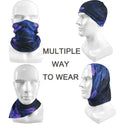 Outdoor Sports Casual Flame Bandana Breathable Stretchy Neck Gaiter Bandana for Men