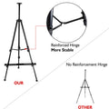 Aluminum Alloy Folding Easel Display ShelvesWear-resistant Stand Painting Accessory Stand Aluminum Metal Adjustable Easel