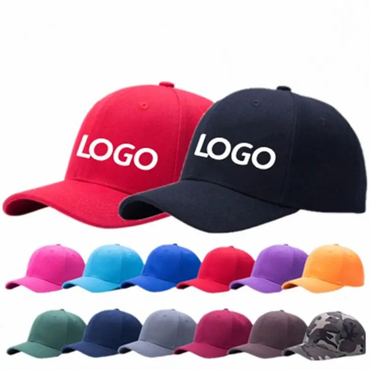 Custom Logo Fashion Cap With Eyelets Baseball Cap Embroidery Logo Front and Side Hat for Sports Cap