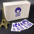 Custom Logo Decals Waterproof Adhesive Sticker Labels for Cosmetic Products Packaging UV Glass Bottle Paper Transfer Quality
