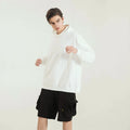 Custom Logo Streetwear Fleece Clothing Cotton Blank Oversized White Hoodies Unisex Men's Hoodies