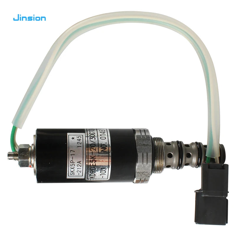 JINSION Excavator Accessories SG200-2-5 Travel Straight Solenoid Valve YN35V00004F2 KDRDE5K-20/30C12A-101 for KOBELCO 200-2 200-
