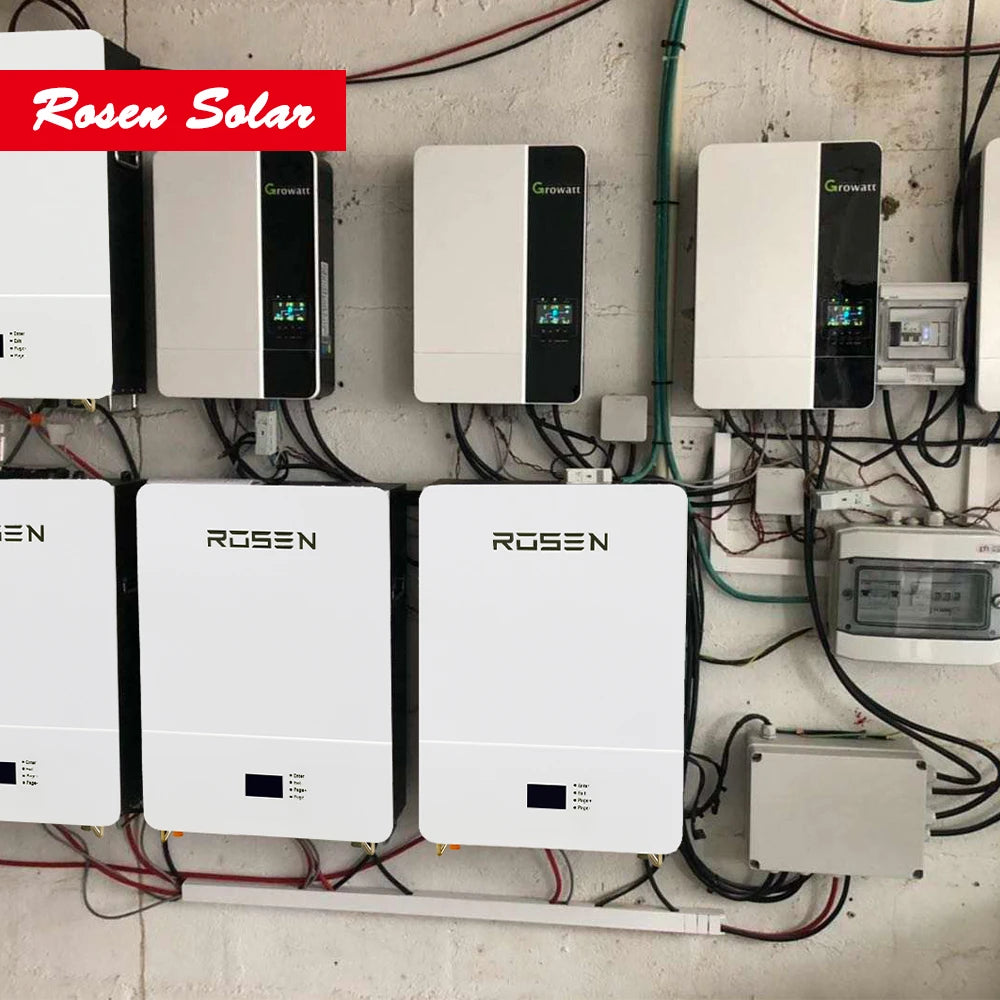 SPF 5000 ES Single Phase Solar Inverter Growatt Hybrid Inverter System