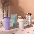 Wholesale Smart Coffee Mug Portable Coffee Tumbler Stainless Steel Double Wall Smart Display Tea Coffee Cups With Rope