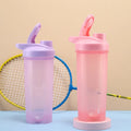 Custom  Hot Bpa Free Blank Clear Reusable Drinking Plastic Gym Sport Protein Shaker Botellas De Agua Water Bottle