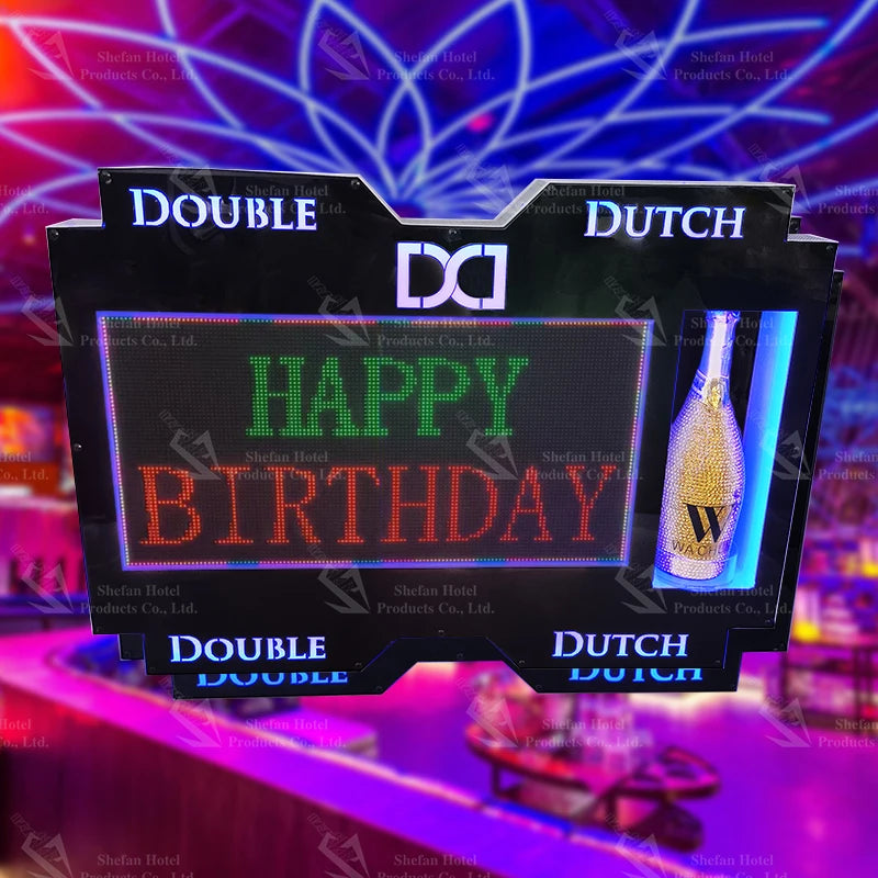Factory Custom Cell APP Control Bottle Presenter Led Light Base Nightclub Bottle Glorifiers