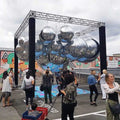TianYi Tech Reusable Big Shiny Sphere Metallic Balls Christmas Balloon Giant Inflatable PVC Mirror Balloons Backdrop Giant Mirror Balloon