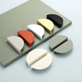 Half Circle Multi-color Minimalist Cabinet Shoe Cabinet Door Handle Wardrobe Door Handle