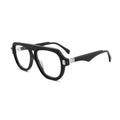 Luxury Retro Fashion Thick Acetate Eyeglasses Frames Large Double Bridge Anti-Blue Light Eyeglasses Square Optical Glasses Frame