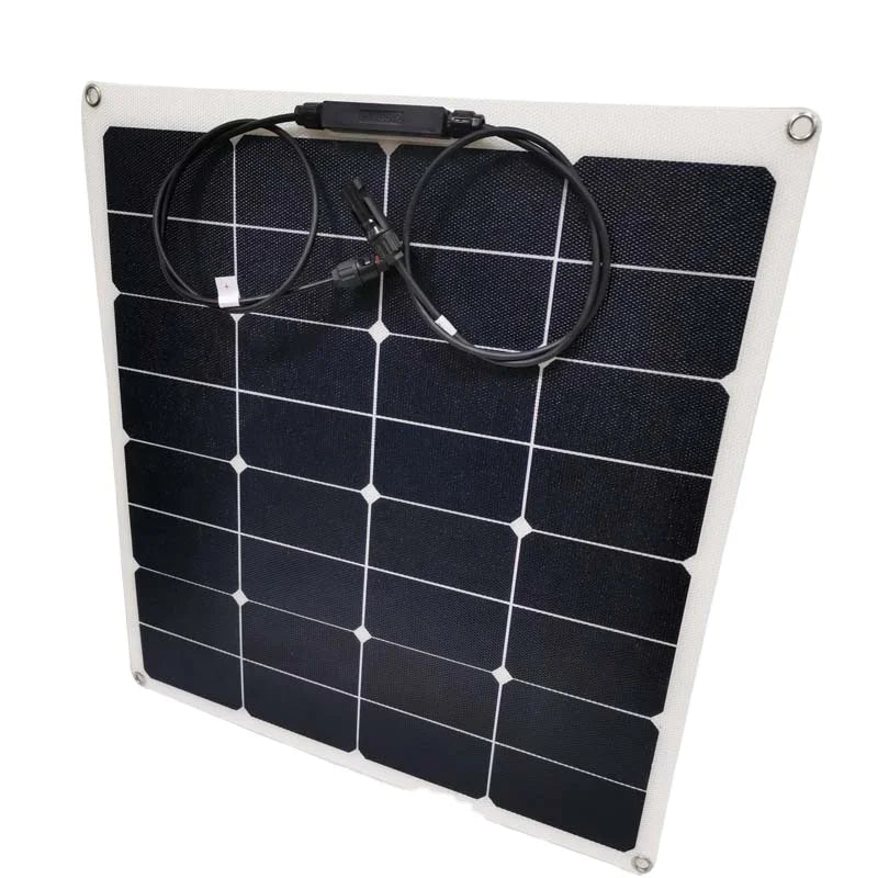 Sunpower ETFE 35W/40W Monocrystalline Semi Flexible Solar Panel for Mobile Power in Travel RV Boat with IBC Type