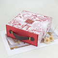 2025 New Year Christmas Portable Recycled Materials Paper Rigid Square Gift Box Matt Lamination Wedding Perfume Packaging Sponge