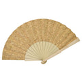 Stable Quality Custom Design 9 Inch 23cm Abanicos De Mano Fabric Hand Held Fan Wooden Folding Hand Fan