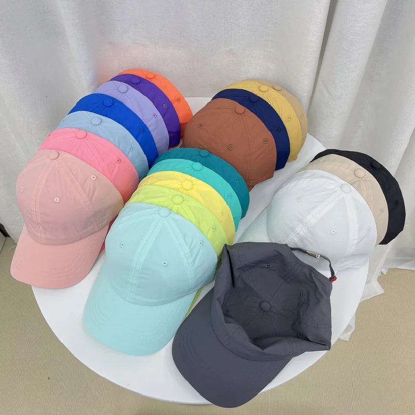 2025 Hot Popular Lightweight Quick-Drying Baseball Cap New Plain Hats for Business and Sport Beisbol Gorras for Outdoor Use