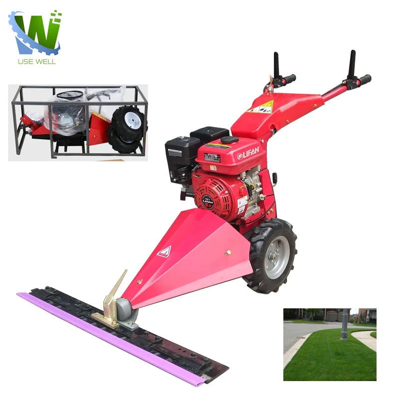 Hand Push Portable Professional Multi-purpose Gasoline Engine Weed Cleaning Machinery Trimmer Lawn Mower Grass Cutting Machine
