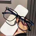 2024 Custom Logo PC Frame Anti Blue Light Big Square Glasses Eyeglasses Frames Designed Exclusively for Women