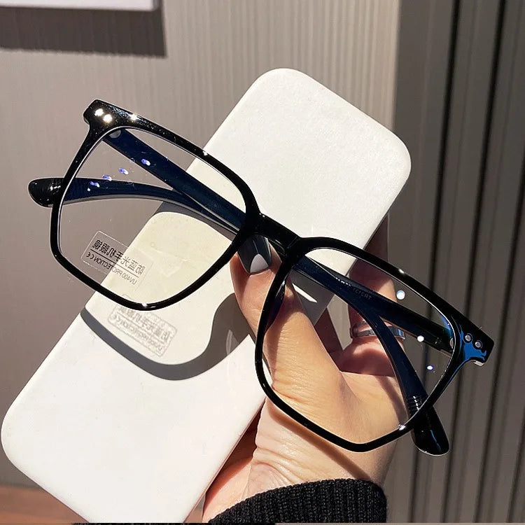 2024 Custom Logo PC Frame Anti Blue Light Big Square Glasses Eyeglasses Frames Designed Exclusively for Women