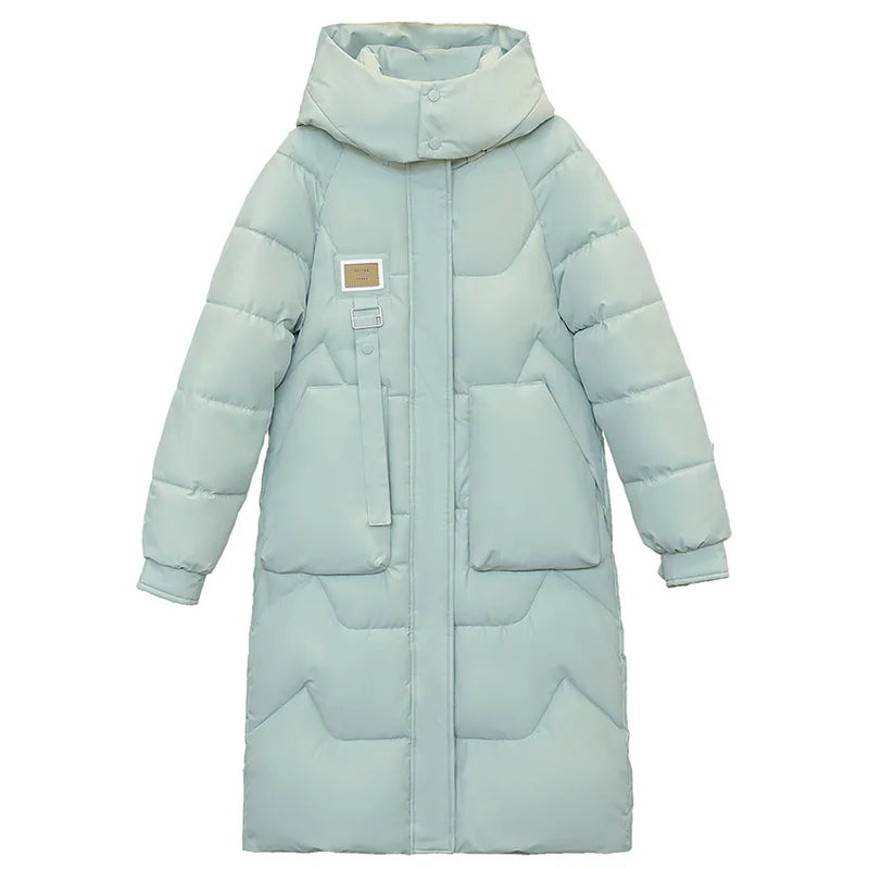 New Fashion Women's Down Jacket Puffer Winter Long Coat for Women
