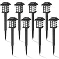 Factory Commercial Mini Square Smart Led Modern Lawn Best Walkway Lamps Outdoor Solar Pathway Lights