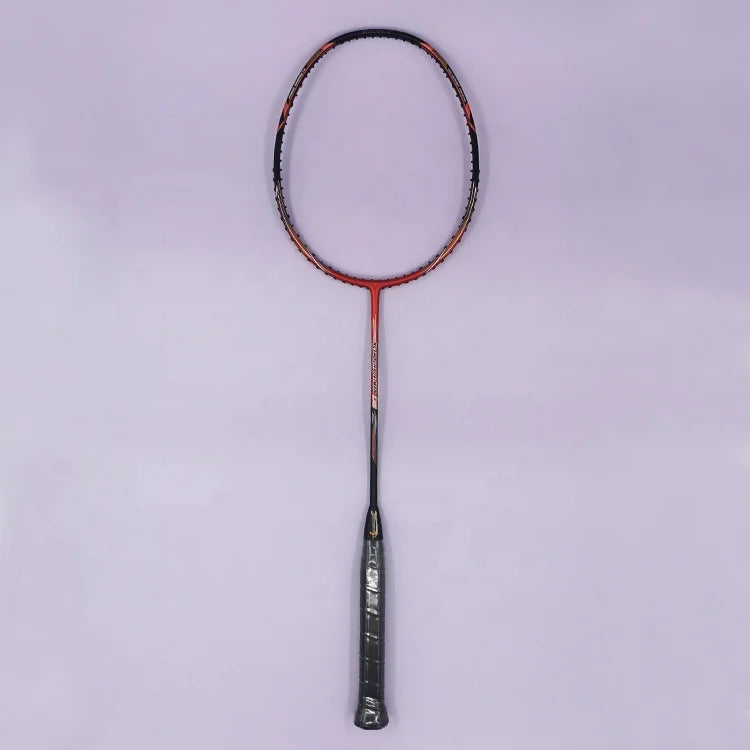 28LBS High Tension Full Carbon 5U Graphite Ultra-Light 5U Graphite Badminton Racquet for Players Looking for Speed Control