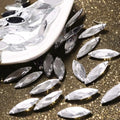 Marquise Shape Clear Acrylic Rhinestones Size 7*21MM Loose Sewing Beads for Garments Shoes Nails Accessories