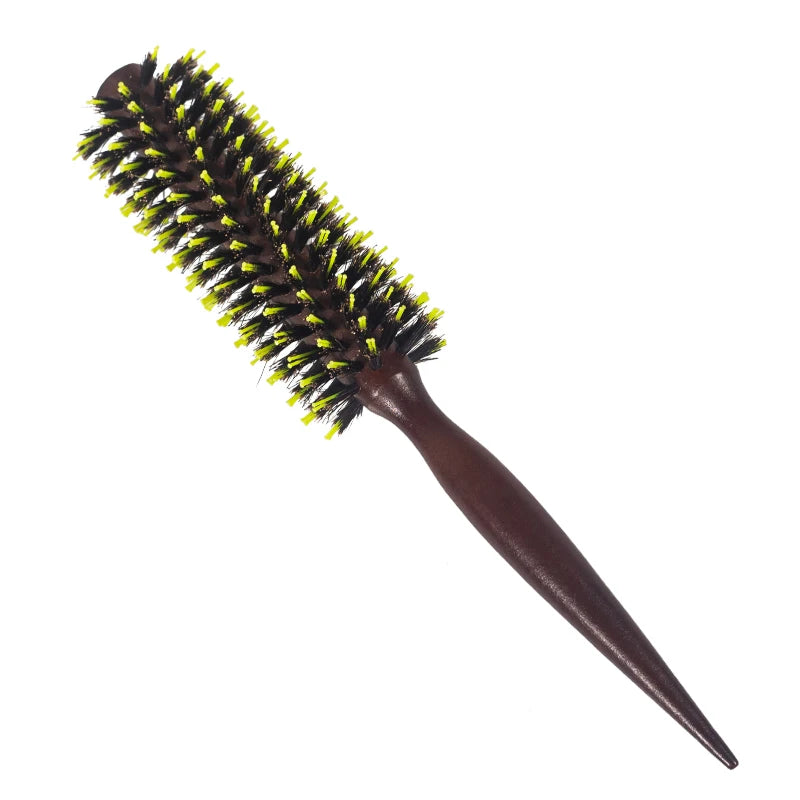 New Design Ionic Multi-Style Wooden Round Hair Brush for Hair Care and Styling Manufacturer's Choice