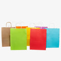 Classic Style Women's Clothing & Shoes Wholesale Brown & White Recycled Kraft Paper Bags for Shopping & Food Use