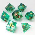 In-Stock D&D Polyhedral Custom Resin Sharp Edge Dice for Board Game Use