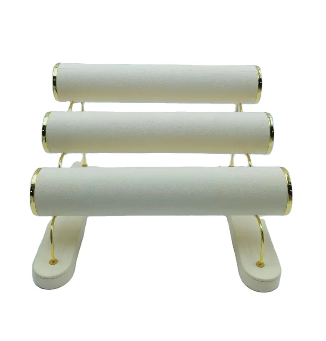 Factory High End 3 Layers Watch Display Stand Unique Metal Bracelet Display Stands for Jewelry showcase
