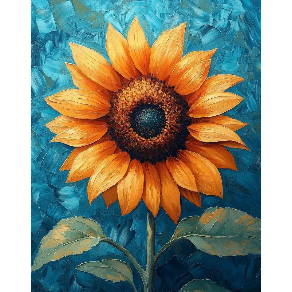 CHENISTORY Acrylic Paint Painting by Numbers for Adults Kits Sunflowers Coloring by Numbers Diy Crafts for Home Decors