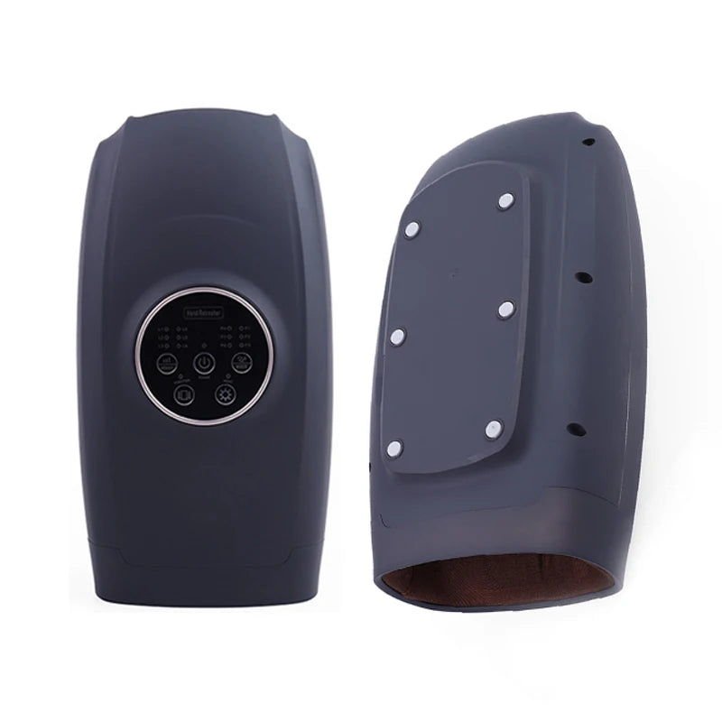 Electric Hand Palm Finger Massager with Air Pressure and Heat Compression Hand Massager