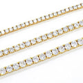 3mm 4mm 5mm 10k Gold Moissanite Tennis Bracelet New Design Round Brilliant Cut VVS Moissanite Diamond Tennis Chain