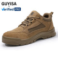 GUYISA New Black Anti - Smash Anti - Puncture Functional Shoes Insulation 10kv Men's Safety Boots