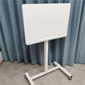 Furniture Rolling Sit and Stand up Table Manager Office Computer Desk CEO Modern Riser Height Adjustable Tiltable Tabletop Desk