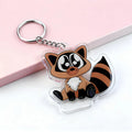 Hot Sale Styles Keychain Double Sided Acrylic Cartoon Key Chain Pendant Anime Accessories Keyring for Bag