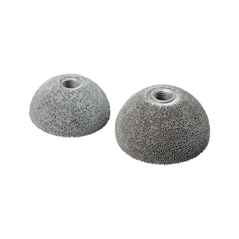 55*25mm Aluminum Oxide Hemispherical Grinding Wheel K230 Grit Abrasive Tool for Tire Repair with 3-Year Warranty