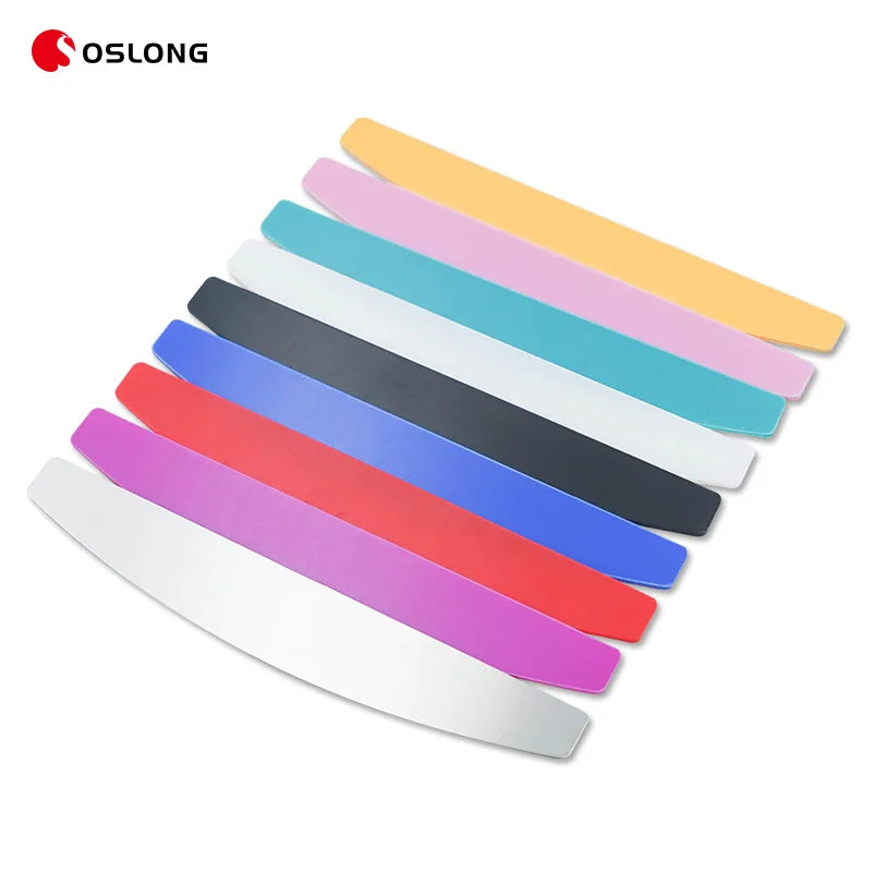 Customize LOGO Plastic Core Zebra Grey Replacement Sandpaper 100/180 Manicure Premium Disposable Nail File