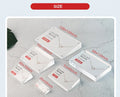 Double-Sided Transparent Acrylic Display Rack for Price Tag and Photo Frame Sign Holder