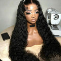 Raw Indian Hair 5x5 Glueless Wigs Human Hair Long Deep Curly hd Lace Frontal Wigs for Black Women Cambodian Raw Hair Wigs