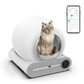 Smart Cat Litter Box with Automatic APP Control 65L+9L Large Capacity Easy Clean Self-Cleaning Cat Toilet