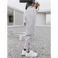 New Fashion Designer Casual Jogger Pants for Ladies Custom Outdoor Sweatpants Custom logo Women Sweat Pants with Zipper