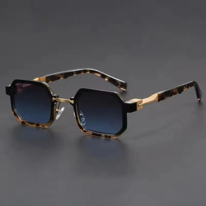 Polygonal Small Frame Flat Mirror With Concave Design for Men and Women Strong Artistic Sense Suitable for Wearing Sunglasses