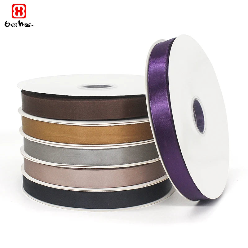 HD  Best  Quality  Polyester  Satin Ribbons Roll  Accept Printed Gift Ribbons for Wrapping