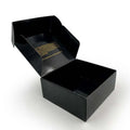 Digital Printing Recyclable Corrugated Paper Custom Folding Box Corrugated Box Black Corrugated Box