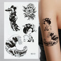 Custom OEM Wholesale High Quality Body Hand Temporary Tattoo Stickers  Body Flower Top Fashion Fake Tattoo Supplies for Tattoos